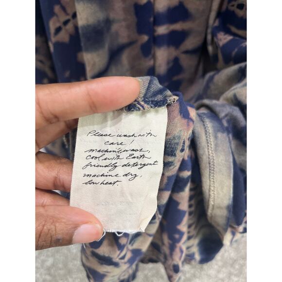 Raquel Allegra Drama Maxi Dress- Navy Storm Sz 0 US Small - Picture 10 of 16